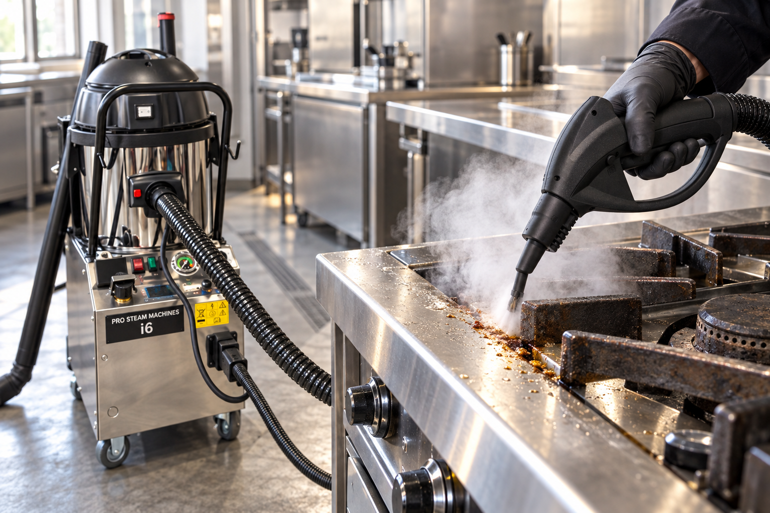 Pro i6-SV Industrial Steam & Vacuum Cleaner